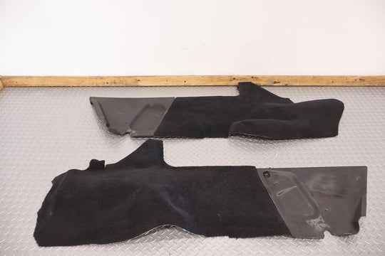 94-96 Chevy C4 Corvette Pair LH & RH Carpeted Console Side Trims (Black 19i)