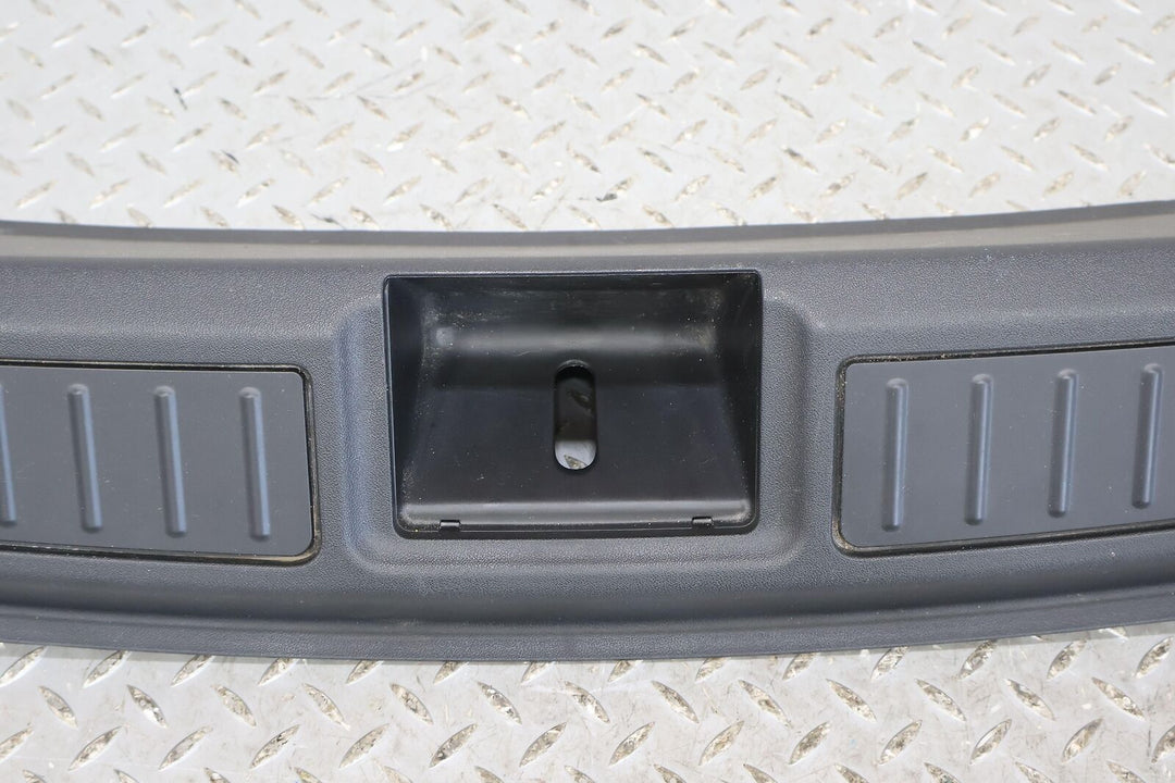 12-15 Tesla Model S Trunk Interior Loading Sill Plate (Black BLK) Solid Mount