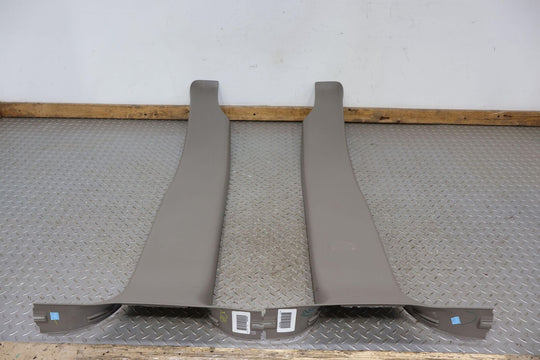 03-06 Cadillac Escalade Pair LH &RH B-Pillar Trim Panels (Pewter 922) See Photos