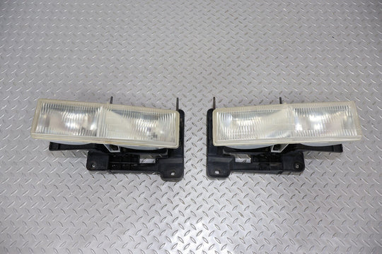 94-99 Chevy Suburban Pair LH&RH Composite Headlights Lamps (Hazy Lens) Tested