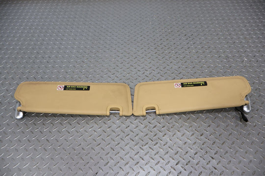 03-10 Bentley Continental GTC Pair Left & Right Sun Visors (Cream 99) Tested