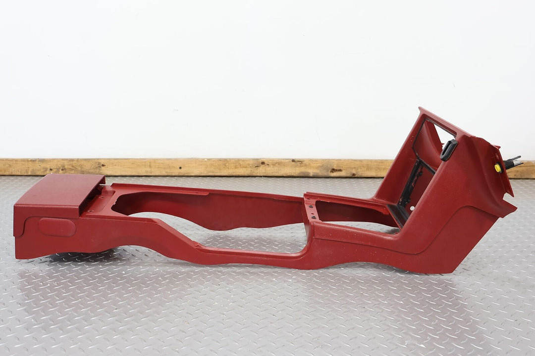 87-93 Ford Mustang Interior Bare Floor Console Base (Red) Sun Fade