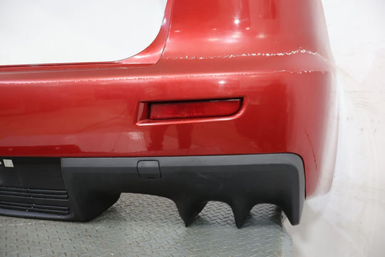 08-15 Mitsubishi Lancer EVO X Rear OEM Bumper (Rally Red P26) USDM See Photos