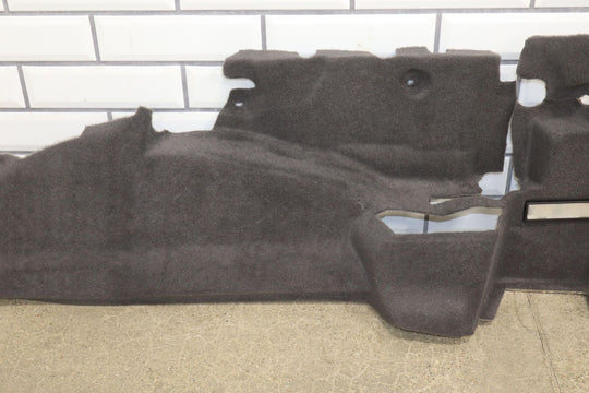 04-09 Cadillac XLR OEM 5 Piece Trunk Carpet Clean Out Dark Gray