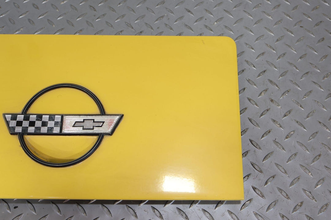 84-89 Chevy C4 Corvette Fuel Tank Filler Door Cover (Yellow WA8769) See Notes