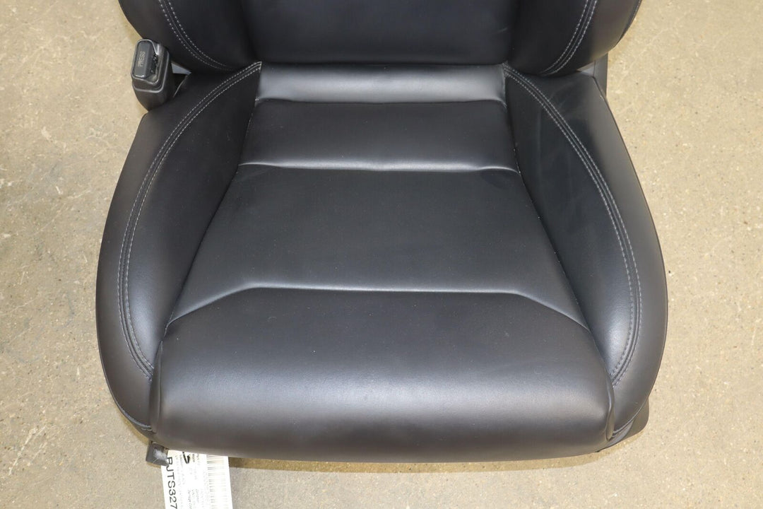 2016-2018 Tesla Model S Next Gen Black Leather/Ventilated Front Seats (Black)