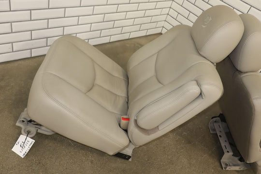 03-06 Cadillac Escalade SWB Shale Leather Heated 2nd Row Captains Chairs