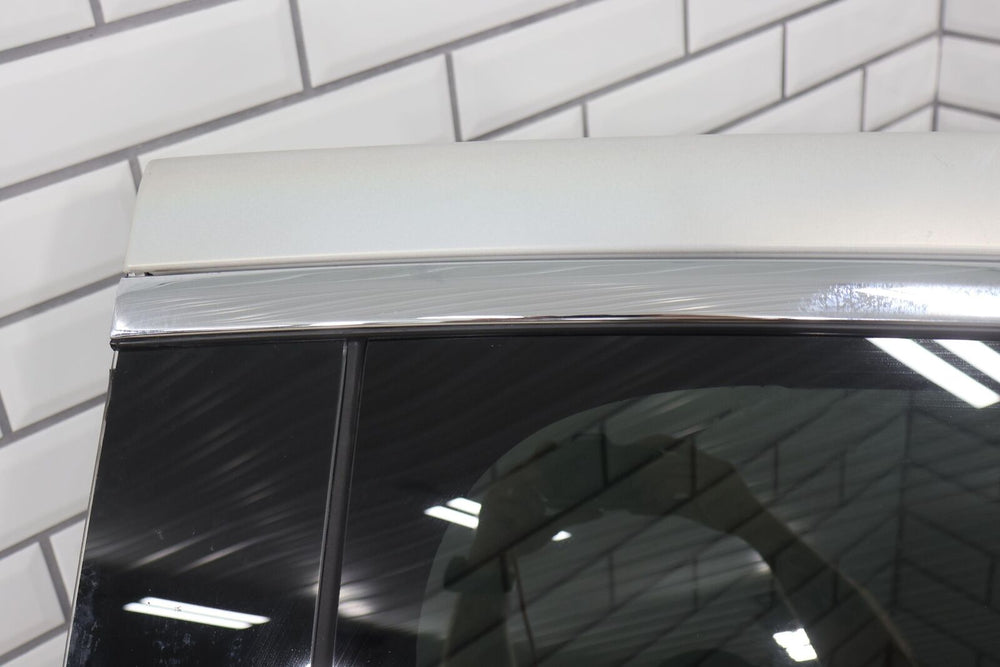 2016-2020 Tesla Model X Rear Left Falcon Door W/ Glass (Wrap Over Pearl White)