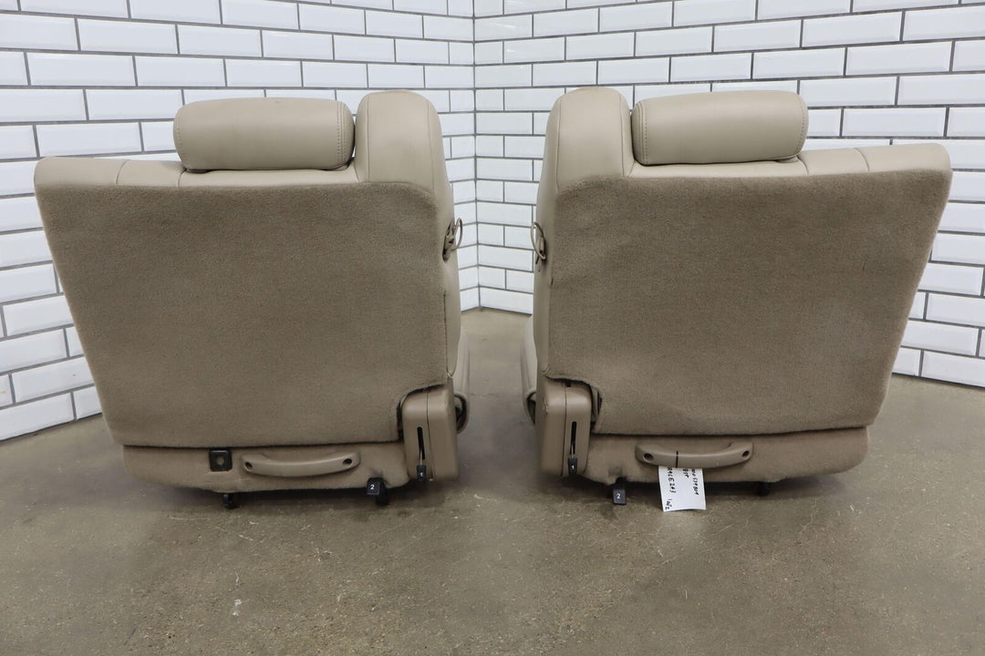 2001-2006 Chevy Tahoe/Yukon Leather 3rd Row Seat (Neutral) See Photos