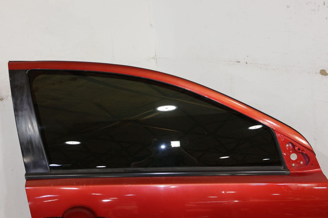 08-15 Mitsubishi Lancer EVO X Front Right Door W/Glass Rally Red P26 -See Photos