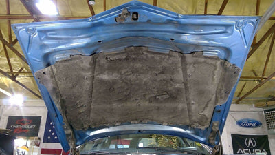 73-74 Ford Galaxy 500 OEM Hood  (Metallic Blue Respray)