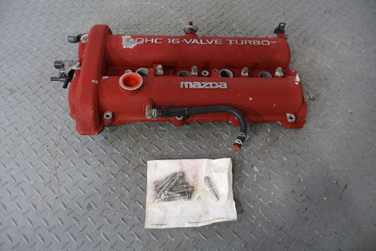 04-05 Mazda Miata MazdaSpeed Turbo 1.8L Engine Valve Cover OEM W/ Bolts