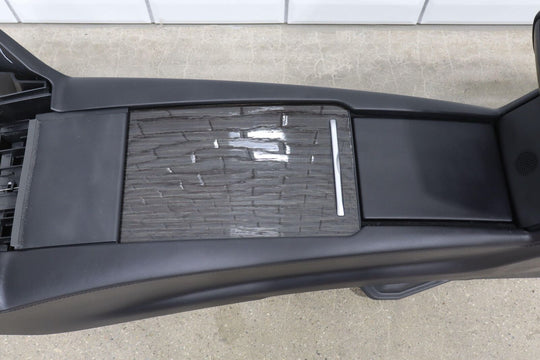 2016-2020 Tesla Model X OEM Center / Floor Console (Black / Tan)