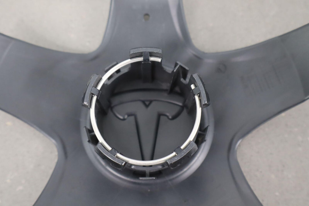 2021 Tesla Model S Plaid Matte Black Center Cap (1) OEM