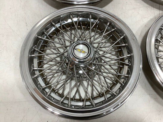 91-96 Chevy Caprice OEM 15" Wheel Covers / Hub Caps (Set of 4) Wire Type