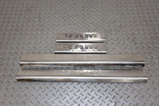 11-18 Ram 1500 2500 Crew Cab Door Sill Entry Plate Inserts Set of 4 (Aluminum)