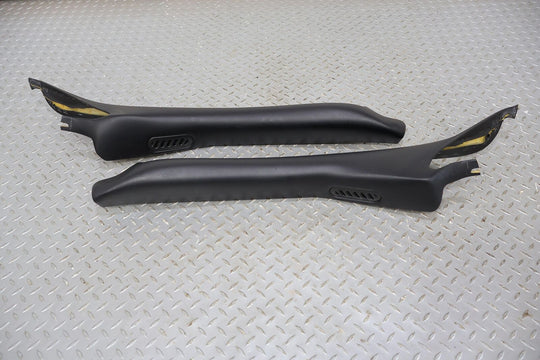 97-04 Chevy C5 Corvette Driver & Passenger Interior A Pillar Trims (Black 19i)