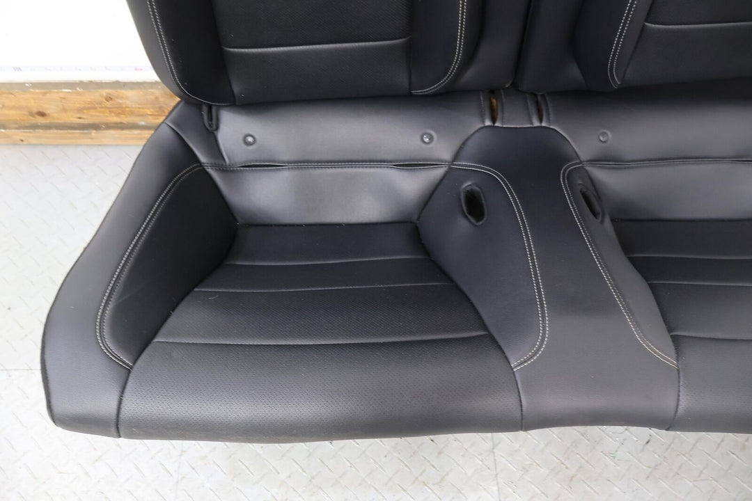 15-17 Ford Mustang GT Coupe OEM Leather Seats Set Front/Rear (Ebony) Blown Bags