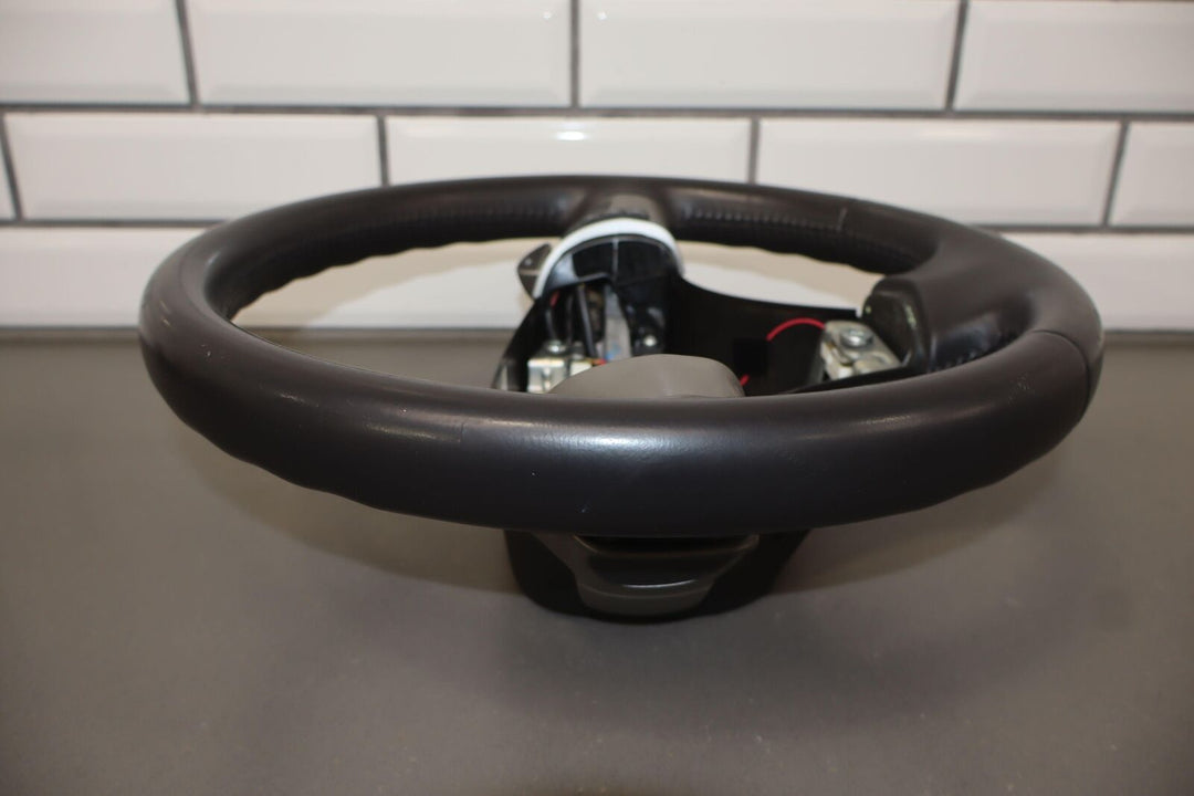 07-11 Corvette C6 Leather Steering Wheel (Ebony 193) W/Auto Paddle Shifters