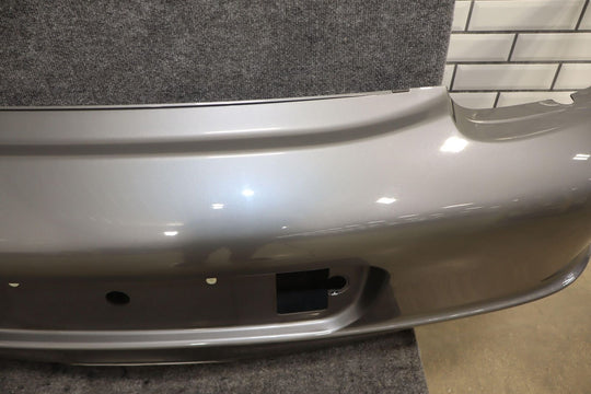 2003-2004 Porsche Boxster Rear OEM Bumper (Seal Gray Metallic L6B4) Impact Marks