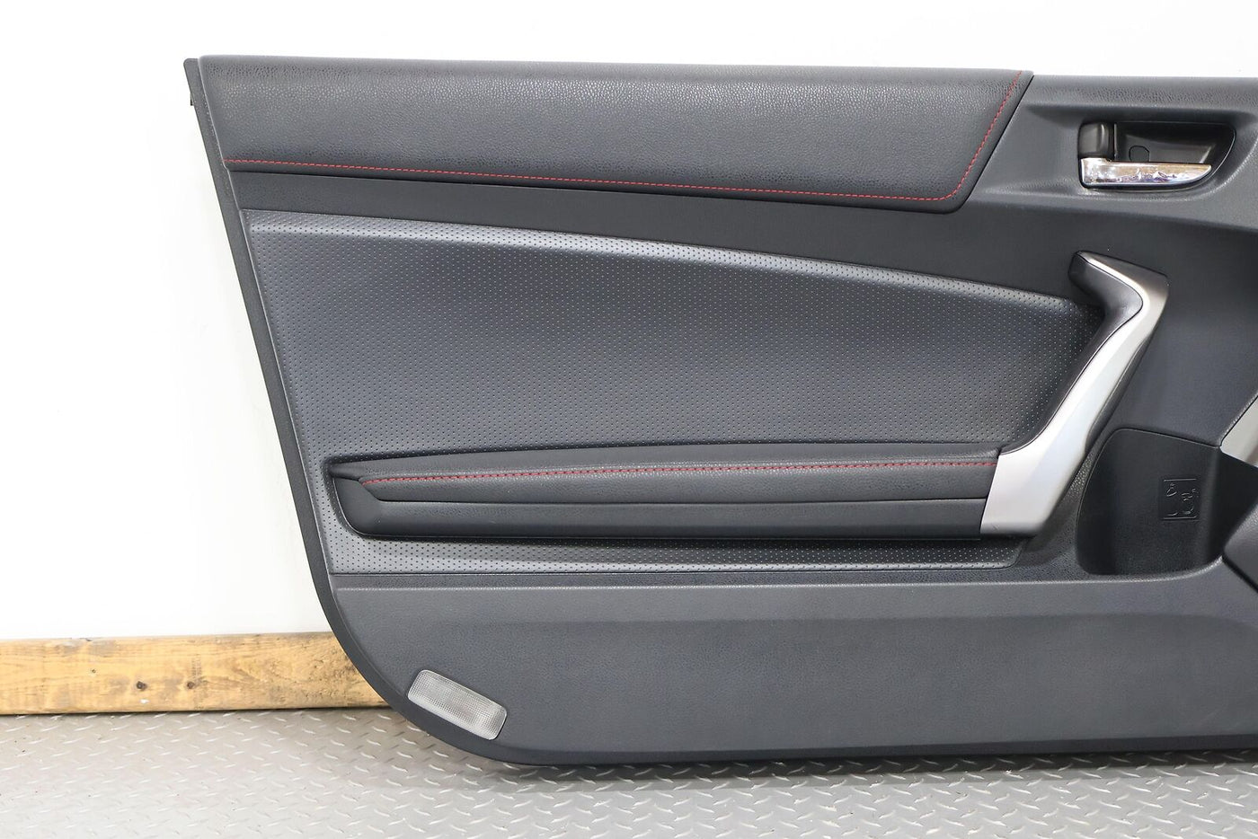 13-16 Subaru BRZ Limited FRS Left LH Door Trim Panel (Black BL20) Leather