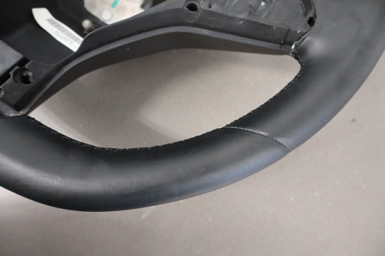 2012 - 2015 Tesla Model S Leather Steering Wheel OEM (Black) See Notes