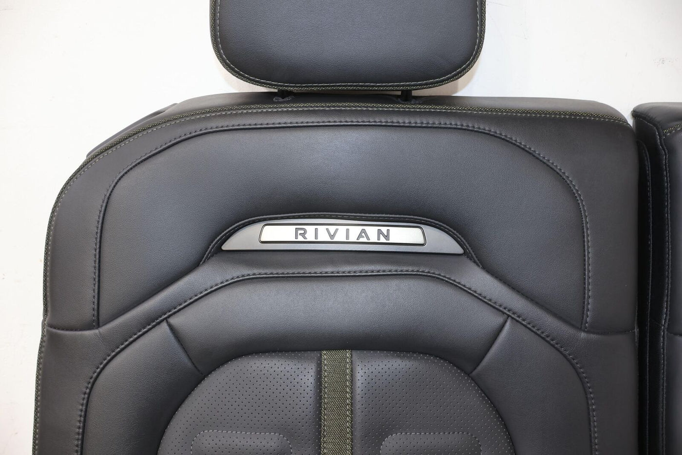 22-24 Rivian RS1 3rd Row Back Leather Seats (Black Mountain Suede) See Photos