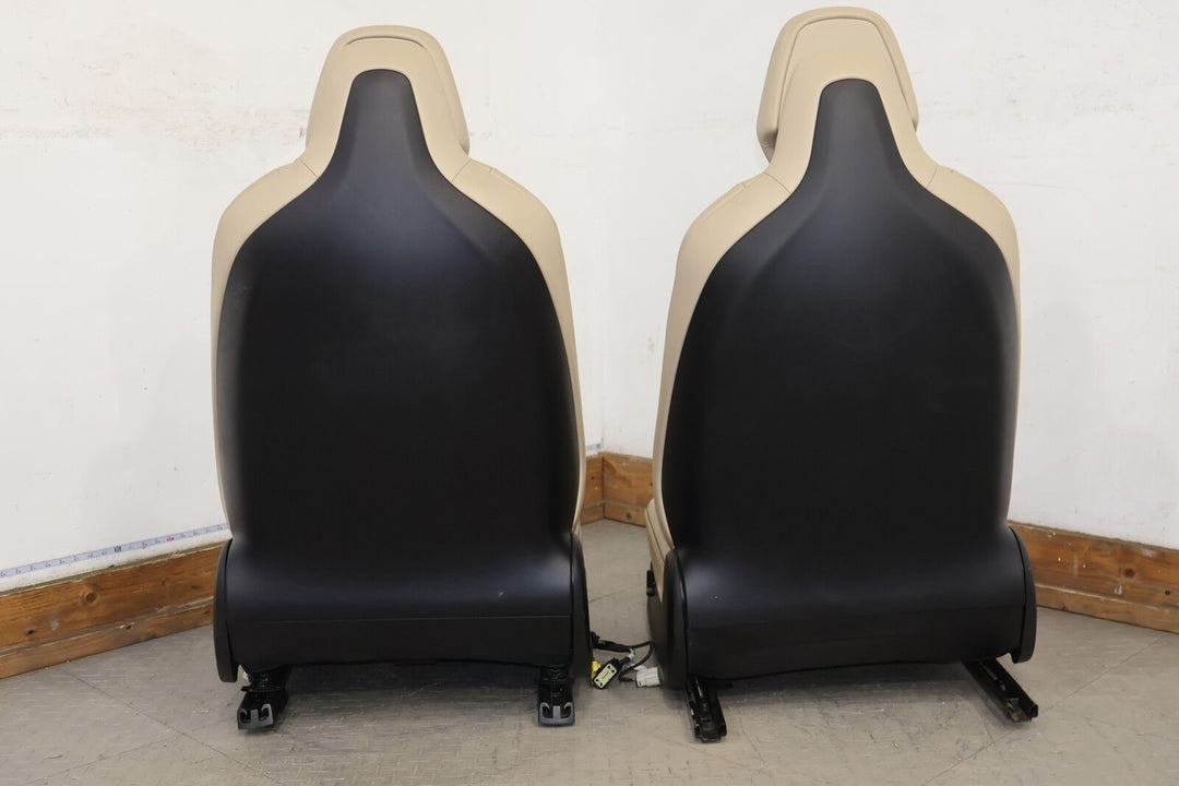 16-20 Tesla Model S LH&RH Front Bucket Leather Seats (Tan) Power/Heated/Vented