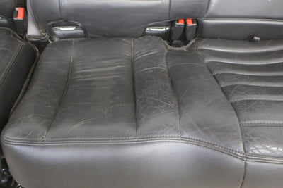 03-07 Hummer H2 2nd / Rear Row Leather Seat (Ebony 482) SUV Only Mild Wear