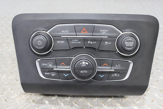 17-22 Dodge Charger SRT Auto Temperature Dual Zone Climate Control Panel OEM