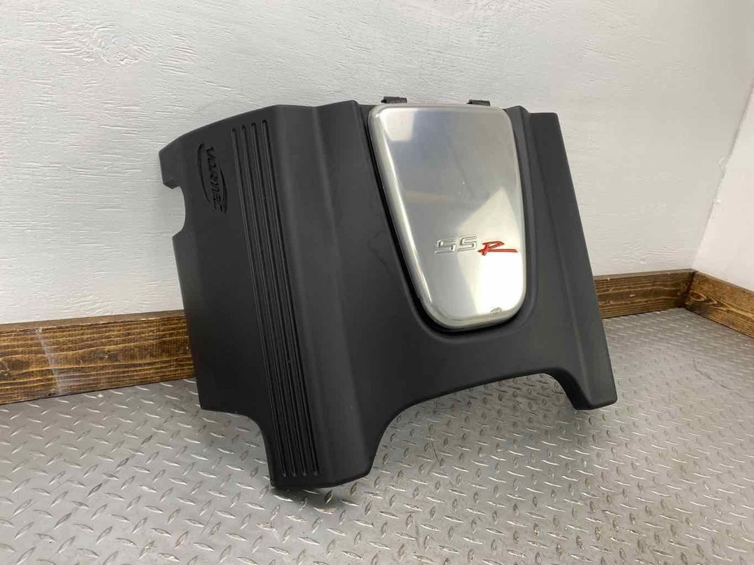 03-04 Chevy SSR 5.3L V8 Engine Cover (Black & Silver) OEM See Description