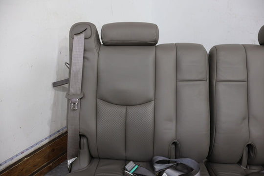 03-06 Cadillac Escalade Leather 3rd Row Bench Seat (Pewter 922) Short WB -Notes