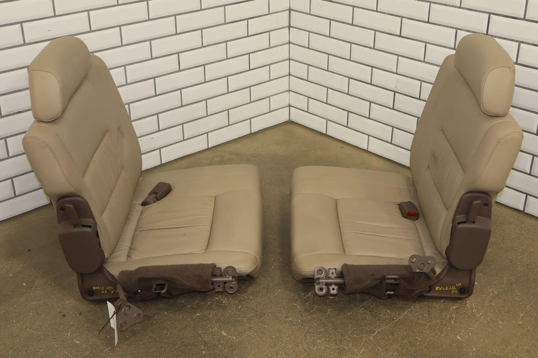 1996-1997 Lexus LX450 Land Cruiser Pair Rear 3rd Row Leather Seats (Beige LC43)