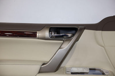 10-13 Lexus GX460 Front Left LH Interior Door Trim Panel (Ecru 00) Lt. Wear