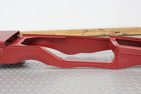 87-93 Ford Mustang Interior Bare Floor Console Base (Red) Sun Fade