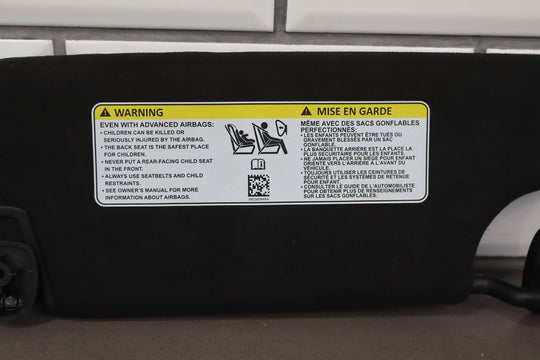 Damage 23 Dodge Challenger Hellcat Alcantara Black Sun Visors (Pair Left/Right)