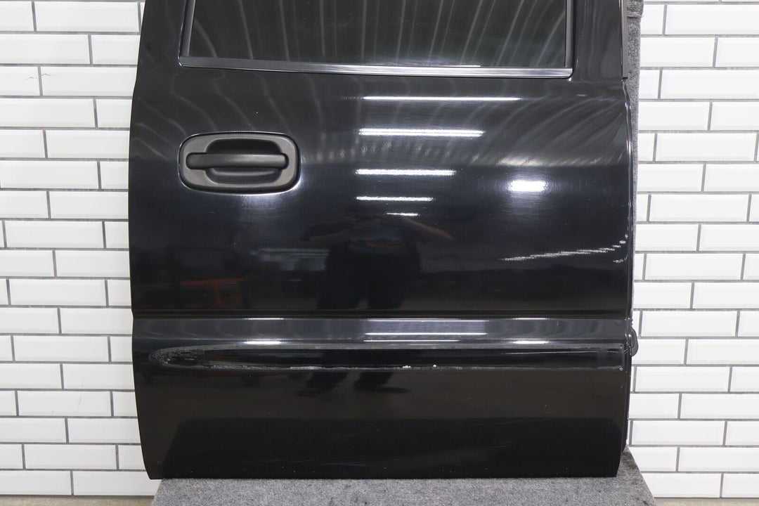 99-06 Silverado Sierra Crew Cab Rear Right Electric Door W/Glass (Onyx Black)