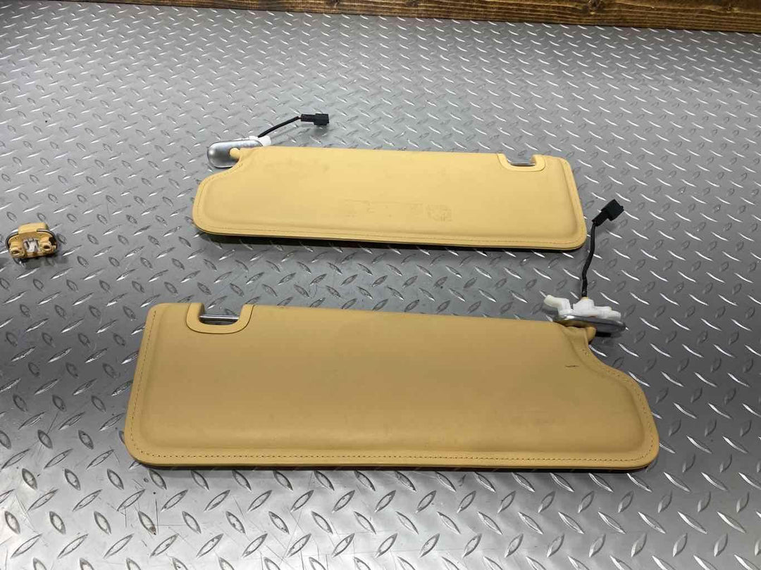 03-10 Bentley Continental GT Pair Left & Right Sun Visors (Saffron) Tested