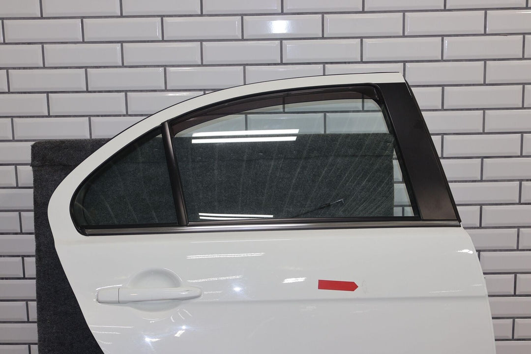 08-15 Mitsubishi Lancer Evolution Evo X Right RH Rear Door (Wicked White W37)