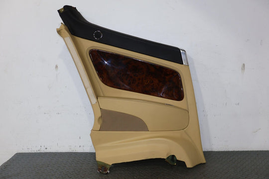 03-10 Bentley Continental GT Rear Left LH Quarter Trim Panel (Saffron/Beluga)