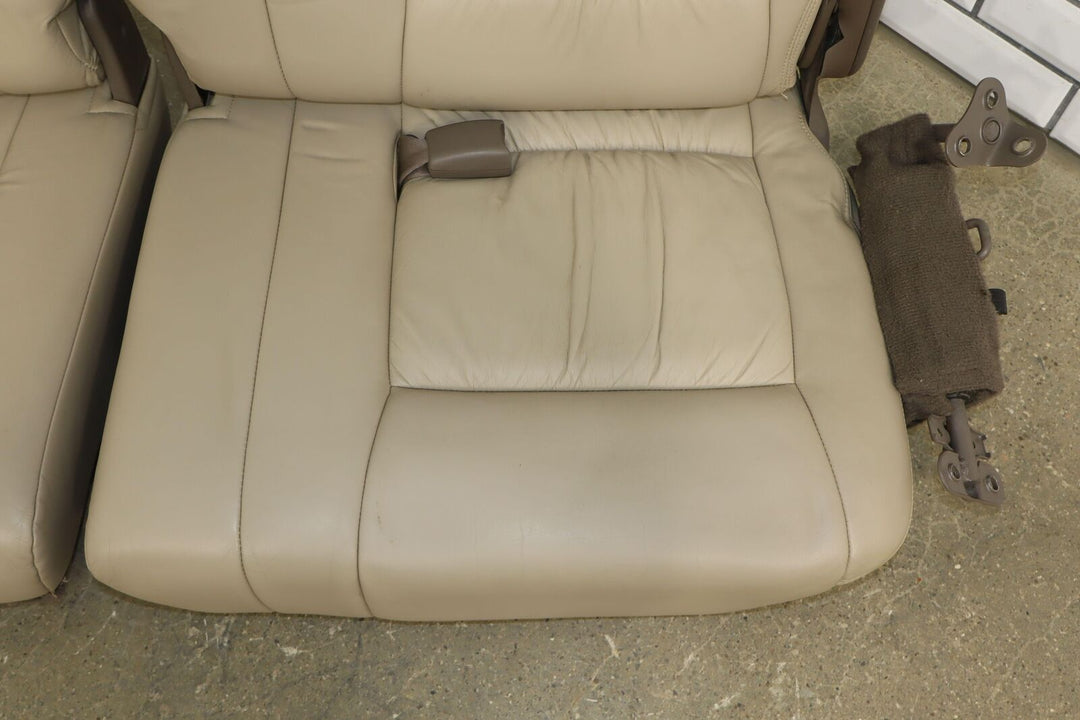 1996-1997 Lexus LX450 Land Cruiser Pair Rear 3rd Row Leather Seats (Beige LC43)