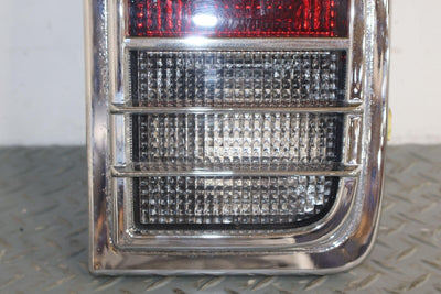 05-09 Hummer H2 SUV Pair LH & RH Tail Lights W/Chrome Trim (Solid Mount) Tested