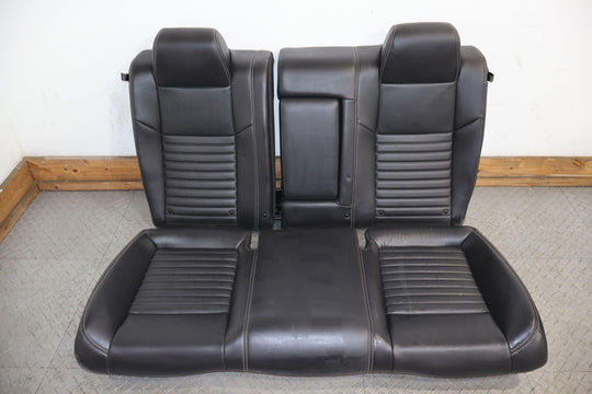 11-14 Dodge Challenger Rear Interior Leather Seat (Black X9) Minimal Wear