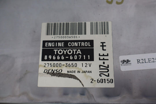 2002 Lexus LX470 / Land Cruiser Engine Control Module ECU & Broken Key FOB