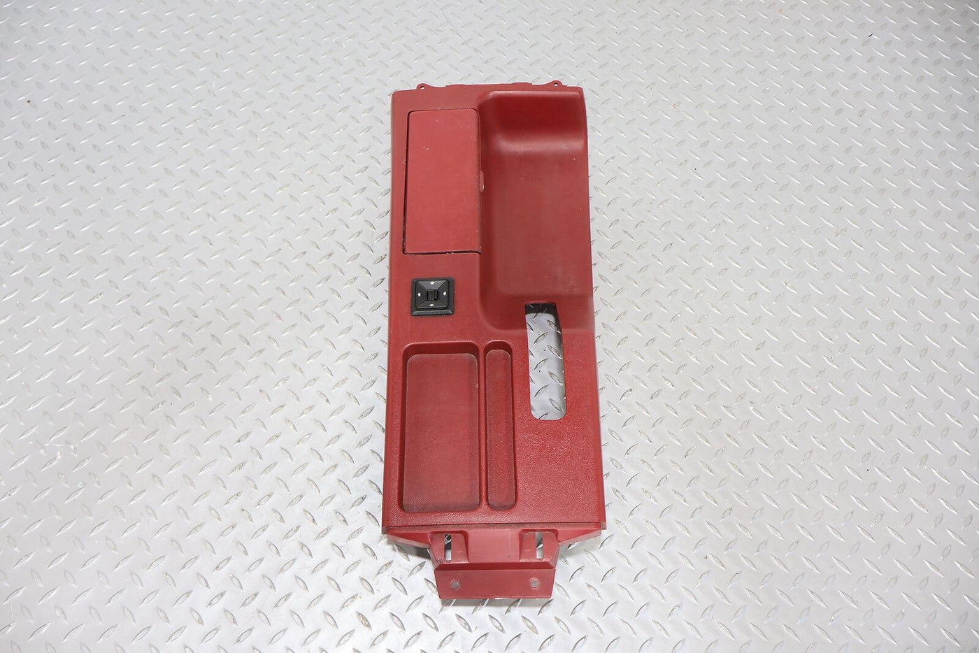 87-93 Ford Mustang Interior Upper Console Trim W/Mirror Switch (Red) Sun Fade