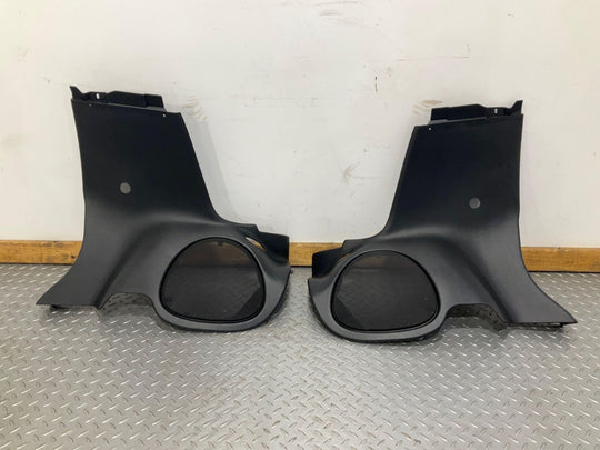 97-04 Chevy C5 Corvette Pair Left & Right Interior Quarter Trim Panels (Black)