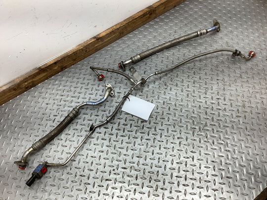 03-04 Audi RS6 Oil Feed & Return Line Set 077145735