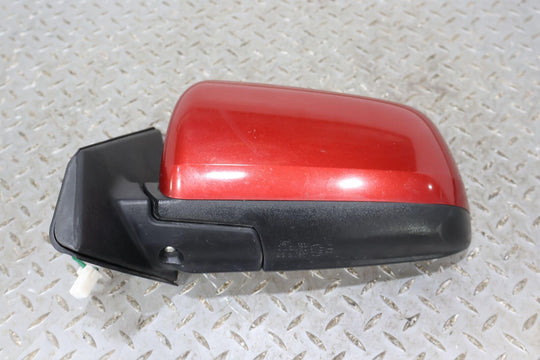 08-14 Mitsubishi Lancer EVO X Left Door Mirror (Rally Red P26) Power Tested