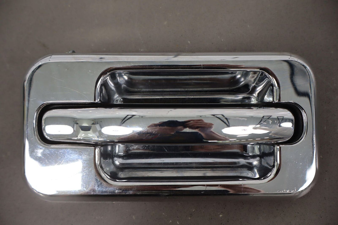 2003-2009 Hummer H2 Exterior Door Handles Set Of 4 (Black/Aftermarket Chrome)