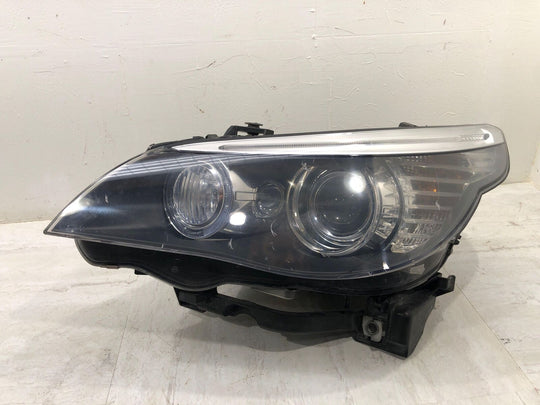 2008 - 2010 BMW E60 E61 M5 550i 535i Left Xenon Adaptive Headlamp OEM - Fogged